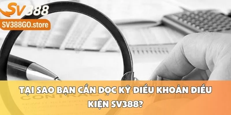 Tại Sao Bạn Cần Đọc Kỹ Điều Khoản Điều Kiện SV388?