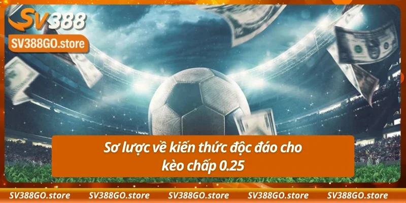 Những điều tân thủ cần biết về kèo chấp 0.25